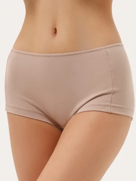 Béžové bavlněné boxerky